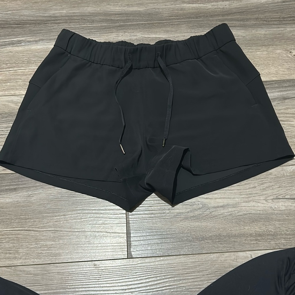 lululemon athletica Black Drawstring Athletic Shorts